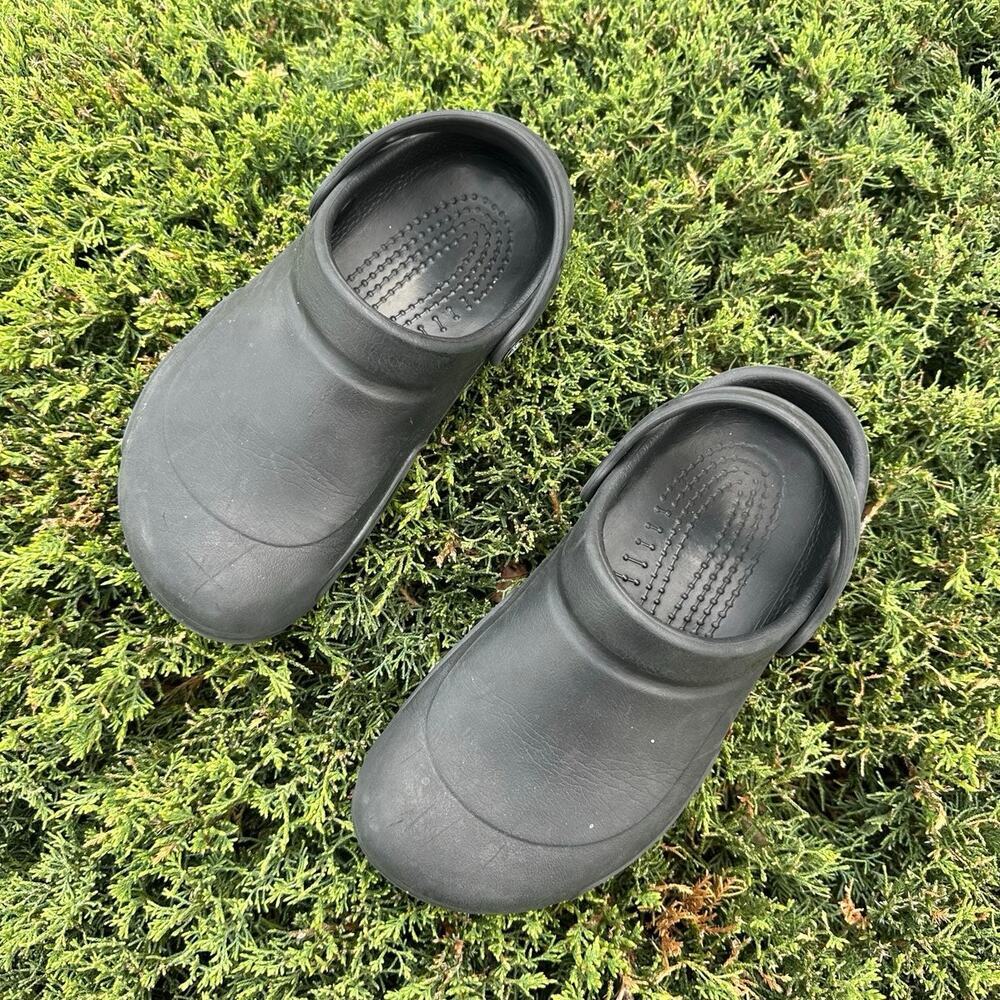 Crocs Bistro Adult Unisex Work‎ Clogs Size M6 W8 Black - Picture 7 of 14